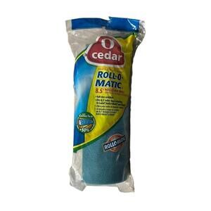 O Cedar Roll-O-Matic Roller Mop Refill 8.5” Full Size Scrubber NEW